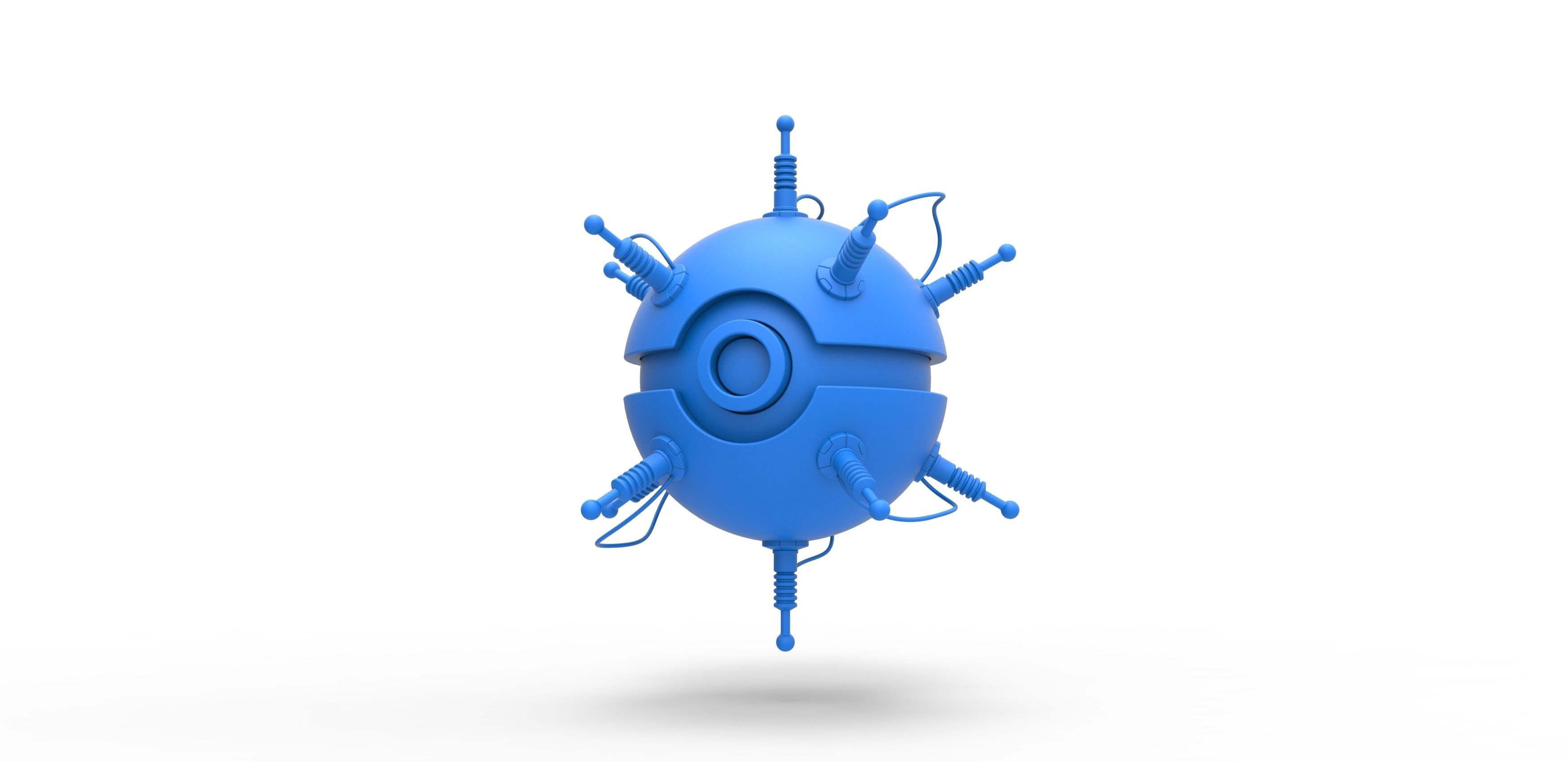 Thinker orb 3D print model_10