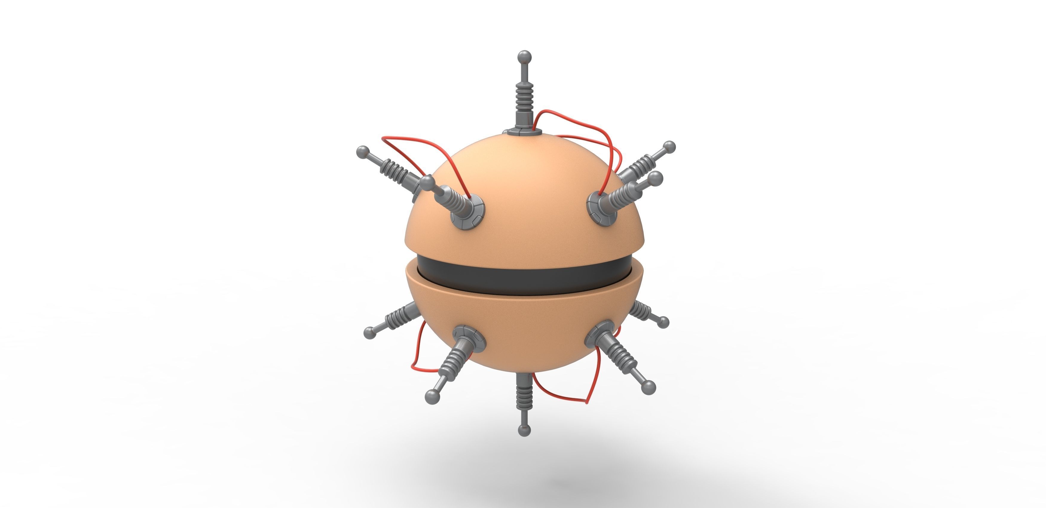 Thinker orb 3D print model_7