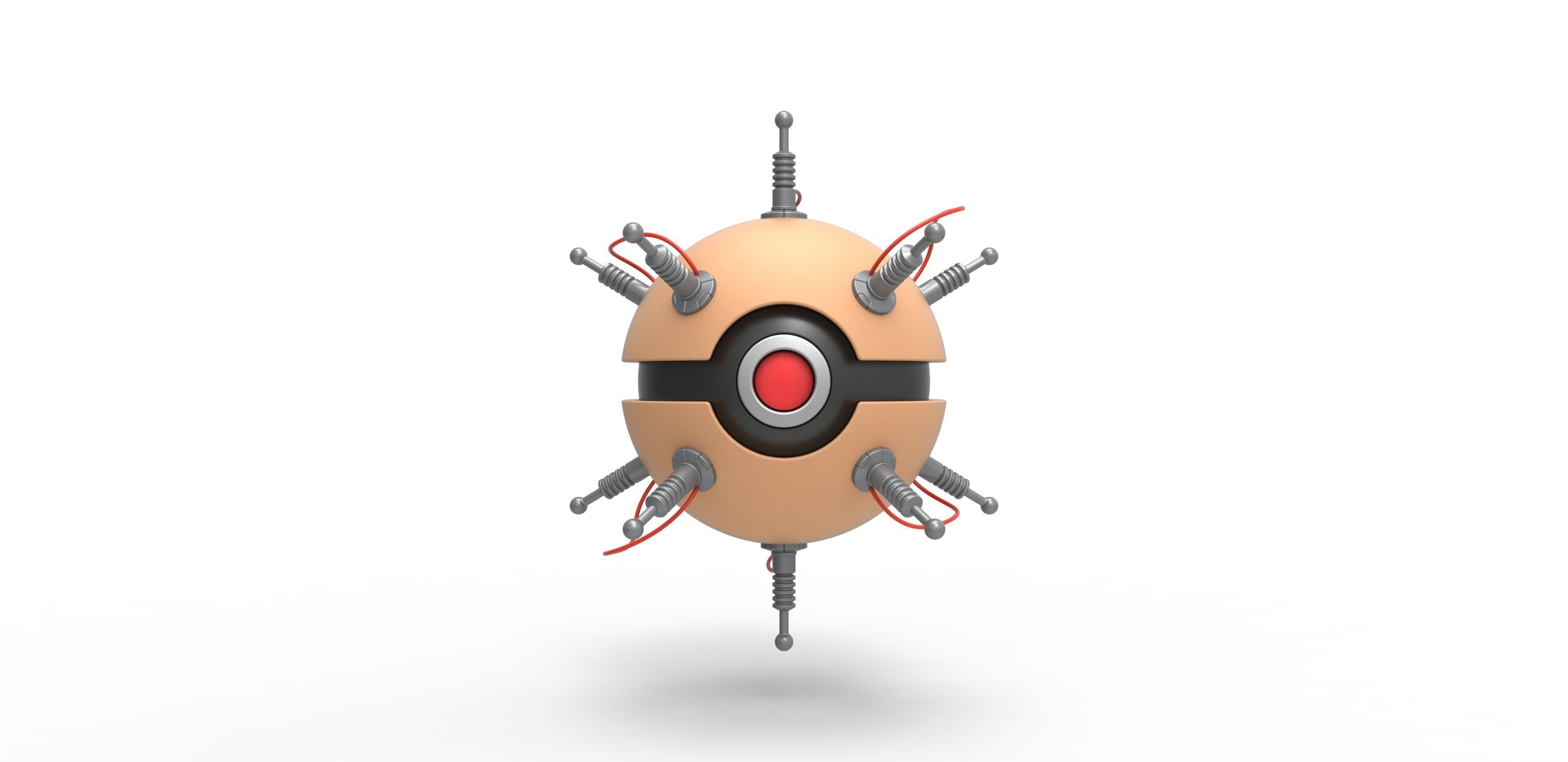 Thinker orb 3D print model_2