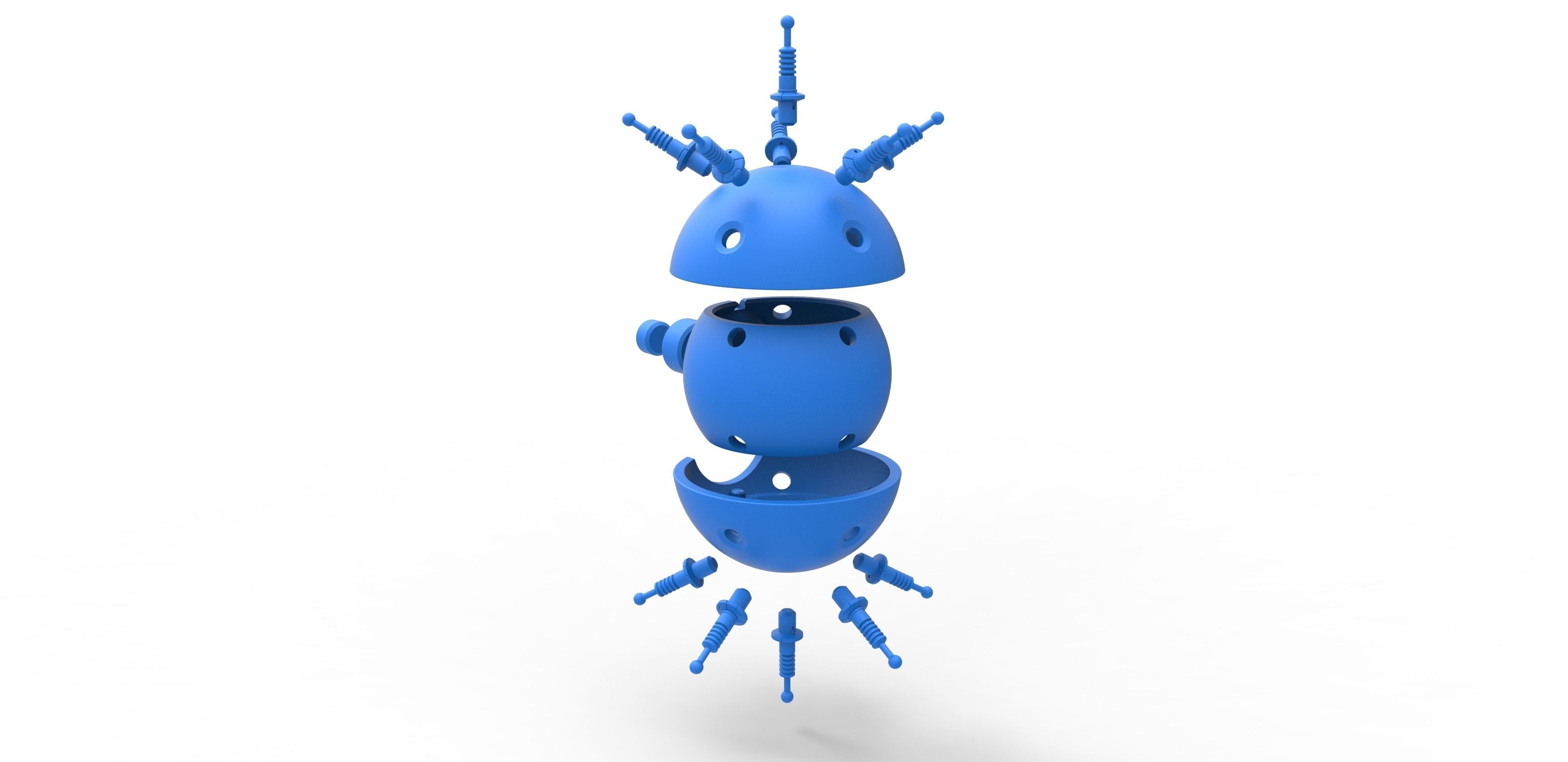 Thinker orb 3D print model_22