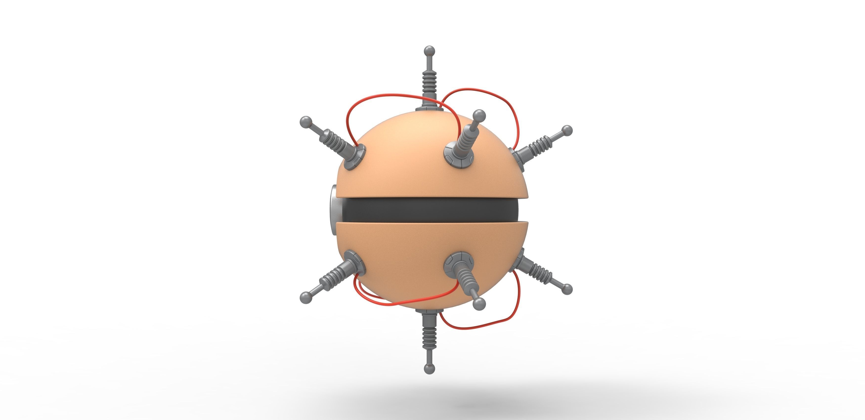 Thinker orb 3D print model_6