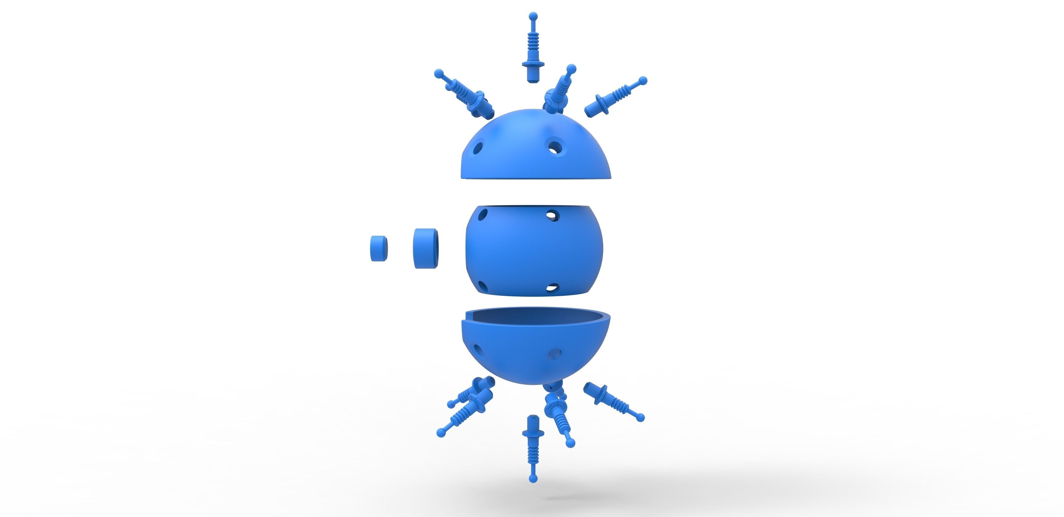 Thinker orb 3D print model_21