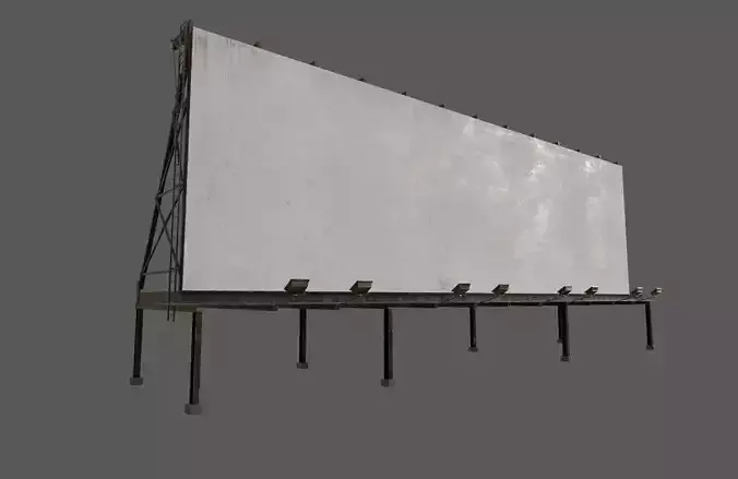 Billboard v1 Low-poly 3D model