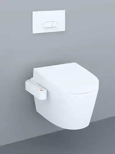 Smart toilet 3D model