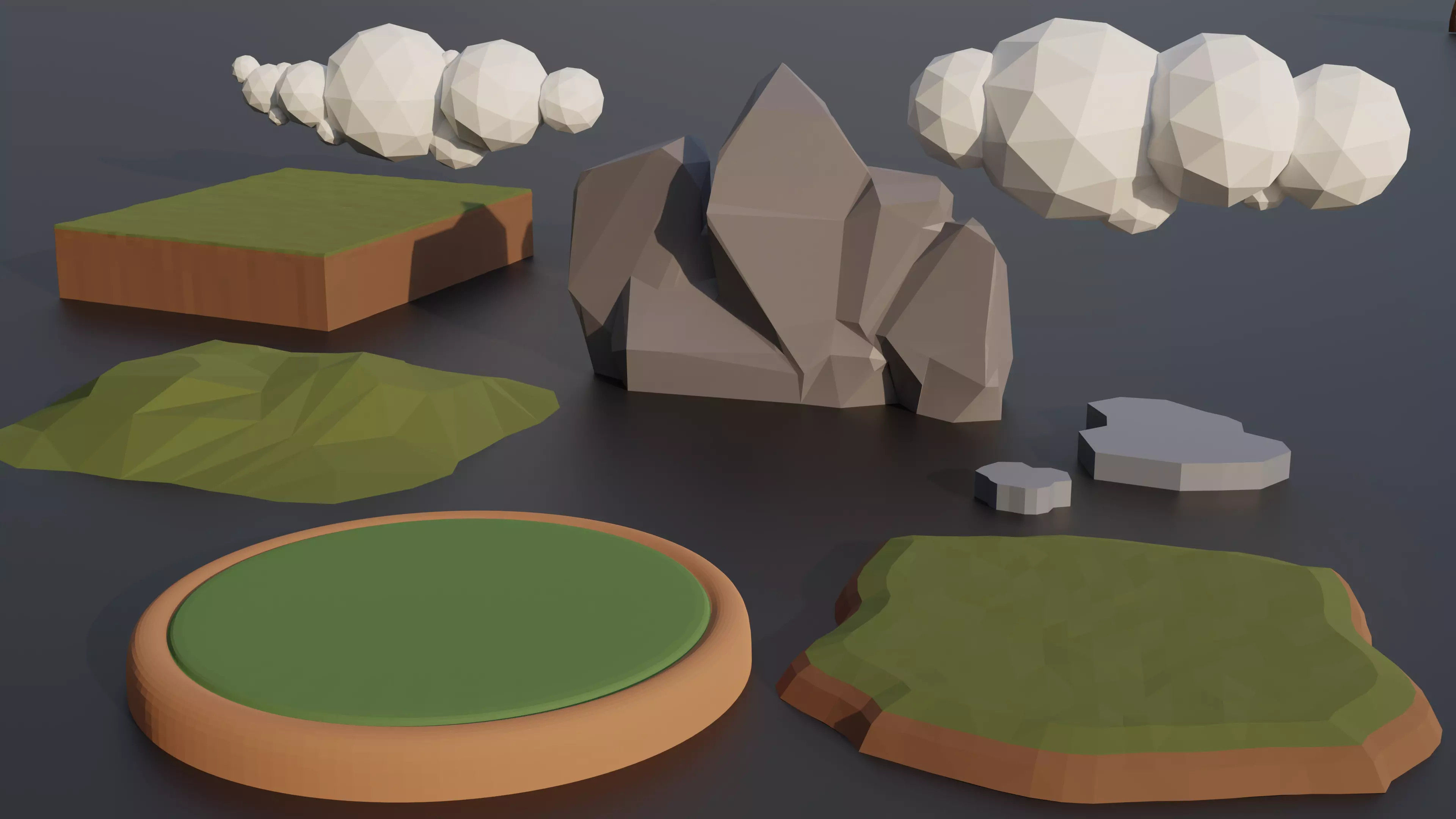 Medieval Village Megapack Low Poly RG Low-poly 3D model_6