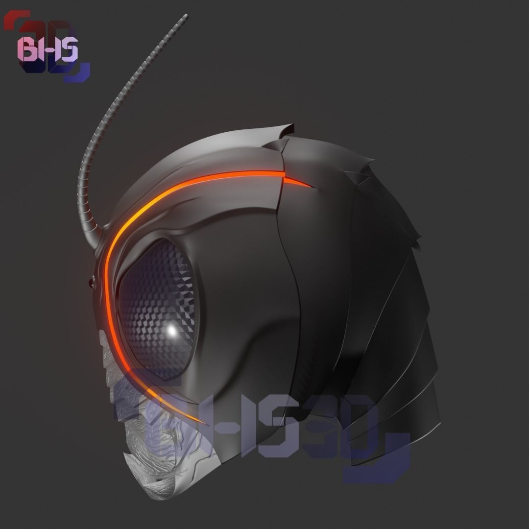 KR Blacksun Helmet 3D print model_2