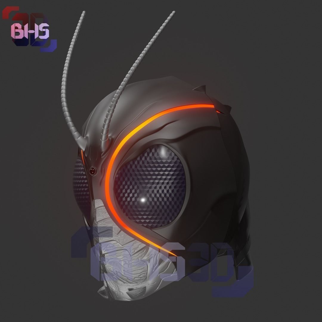 KR Blacksun Helmet 3D print model_1