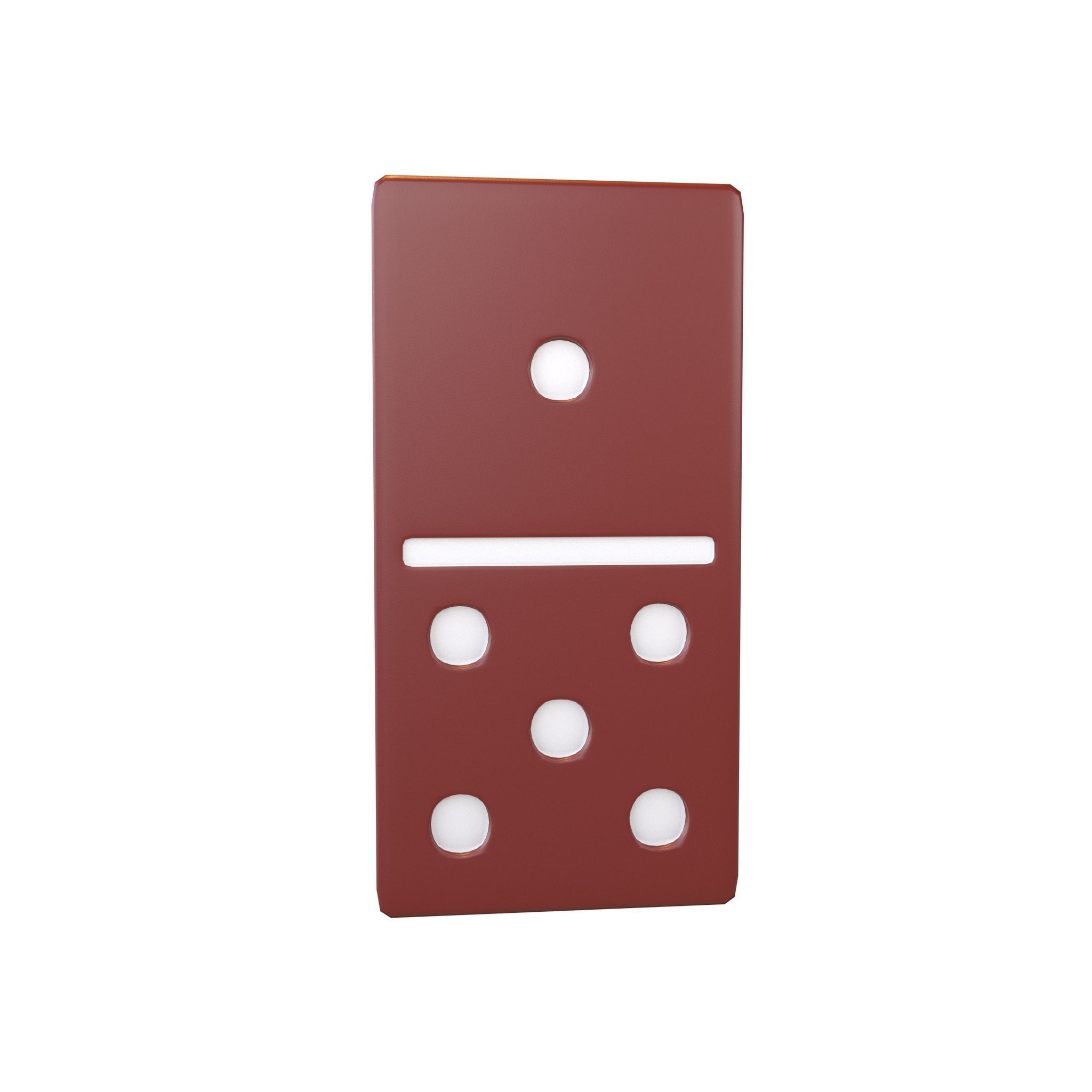 Dominoes V4 Pack 01 Low-poly 3D model_18