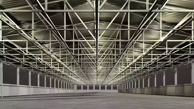Warehouse space 2206 3D model
