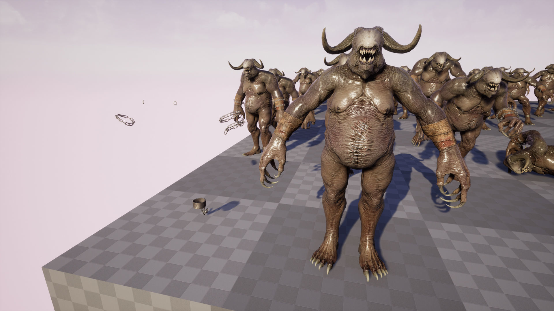Fat Demon Low-poly 3D model_28
