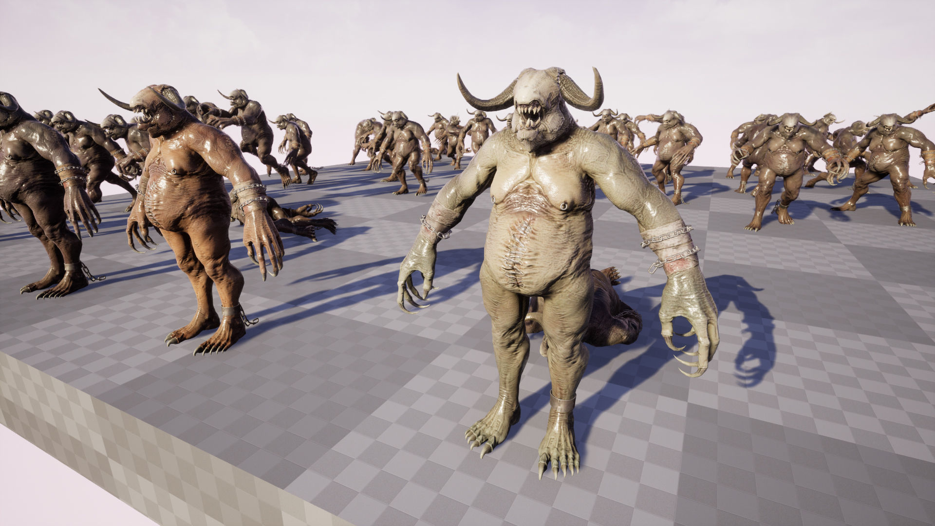 Fat Demon Low-poly 3D model_31