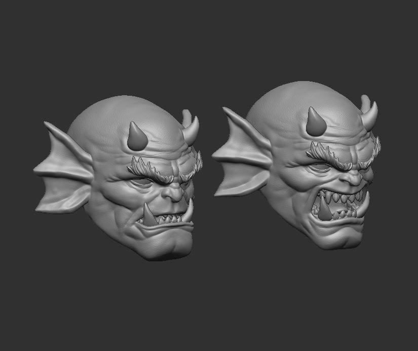 Etrigan - Headsculpt for Action figures 3D print model 3D print model_7