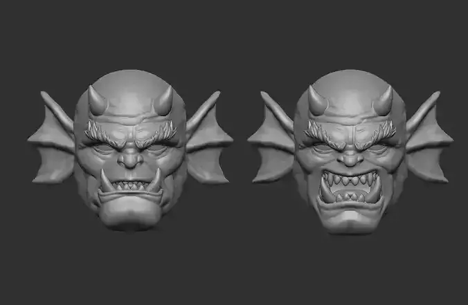 Etrigan - Headsculpt for Action figures 3D print model