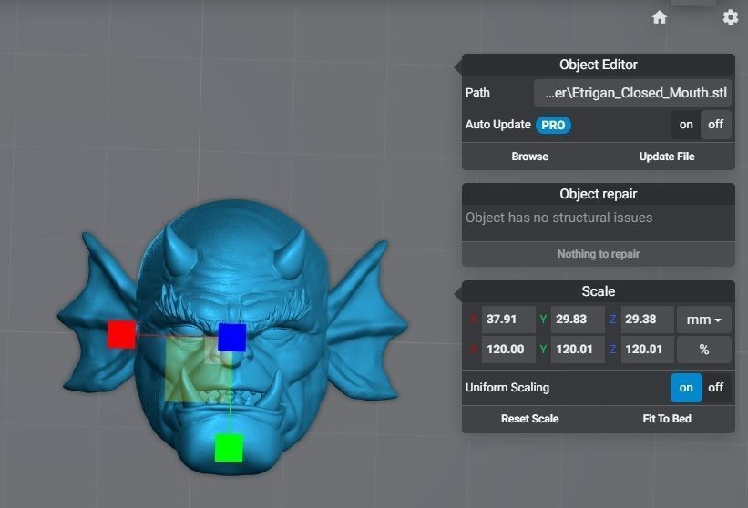 Etrigan - Headsculpt for Action figures 3D print model 3D print model_12