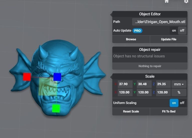 Etrigan - Headsculpt for Action figures 3D print model 3D print model_4