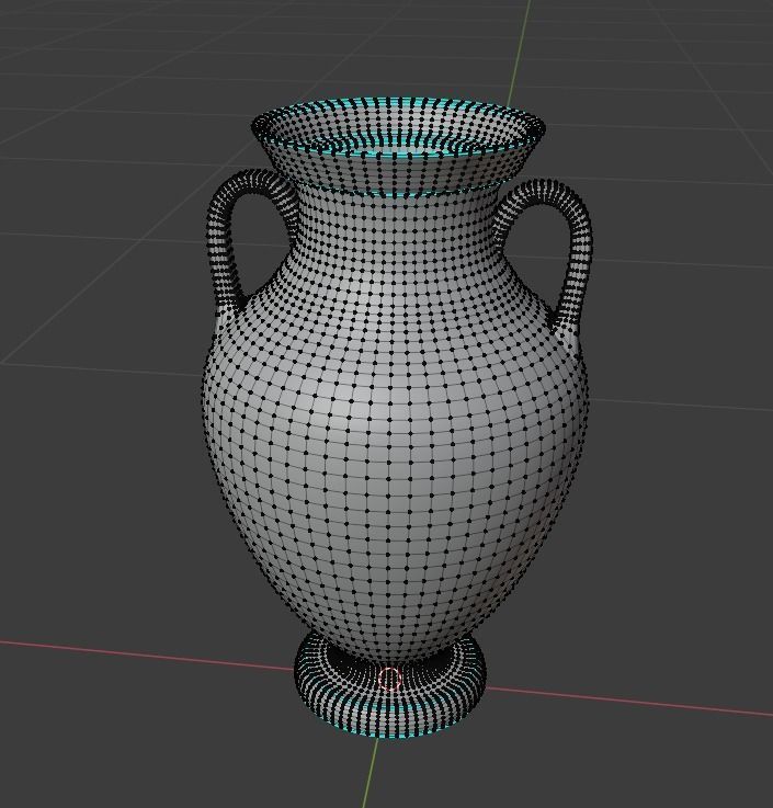Greek Jar Low-poly Low-poly 3D model_6