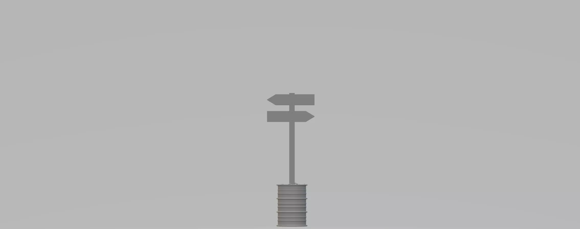 Oil barrel with cartel 3 3D print model_0