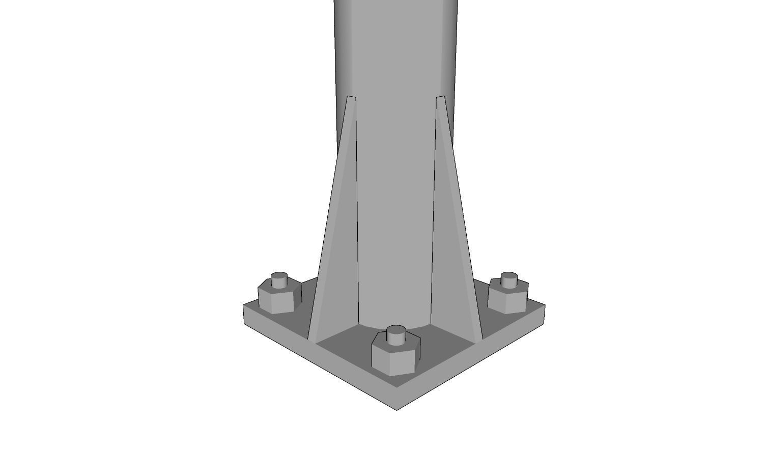 Lamp Post - Light Pole - Light Post - Street Light - Group 01 3D model_5