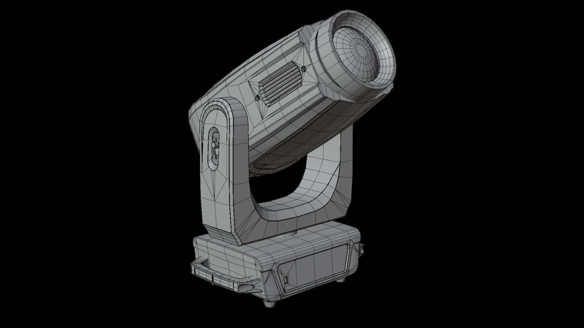 Moving Light Low-poly 3D model_17