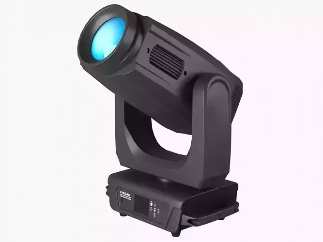 Moving Light Low-poly 3D model