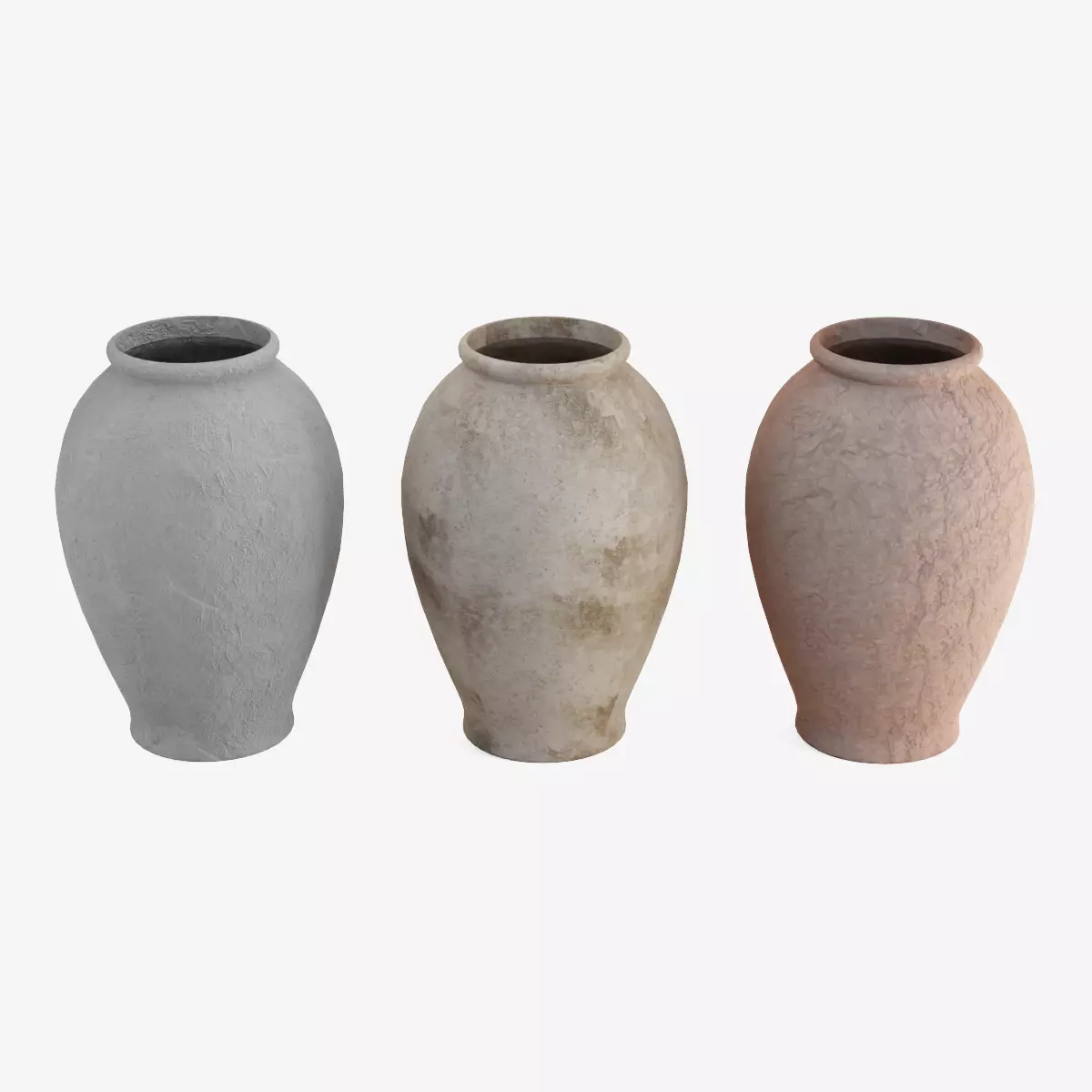 Decorative Vase Low-poly 3D model_0