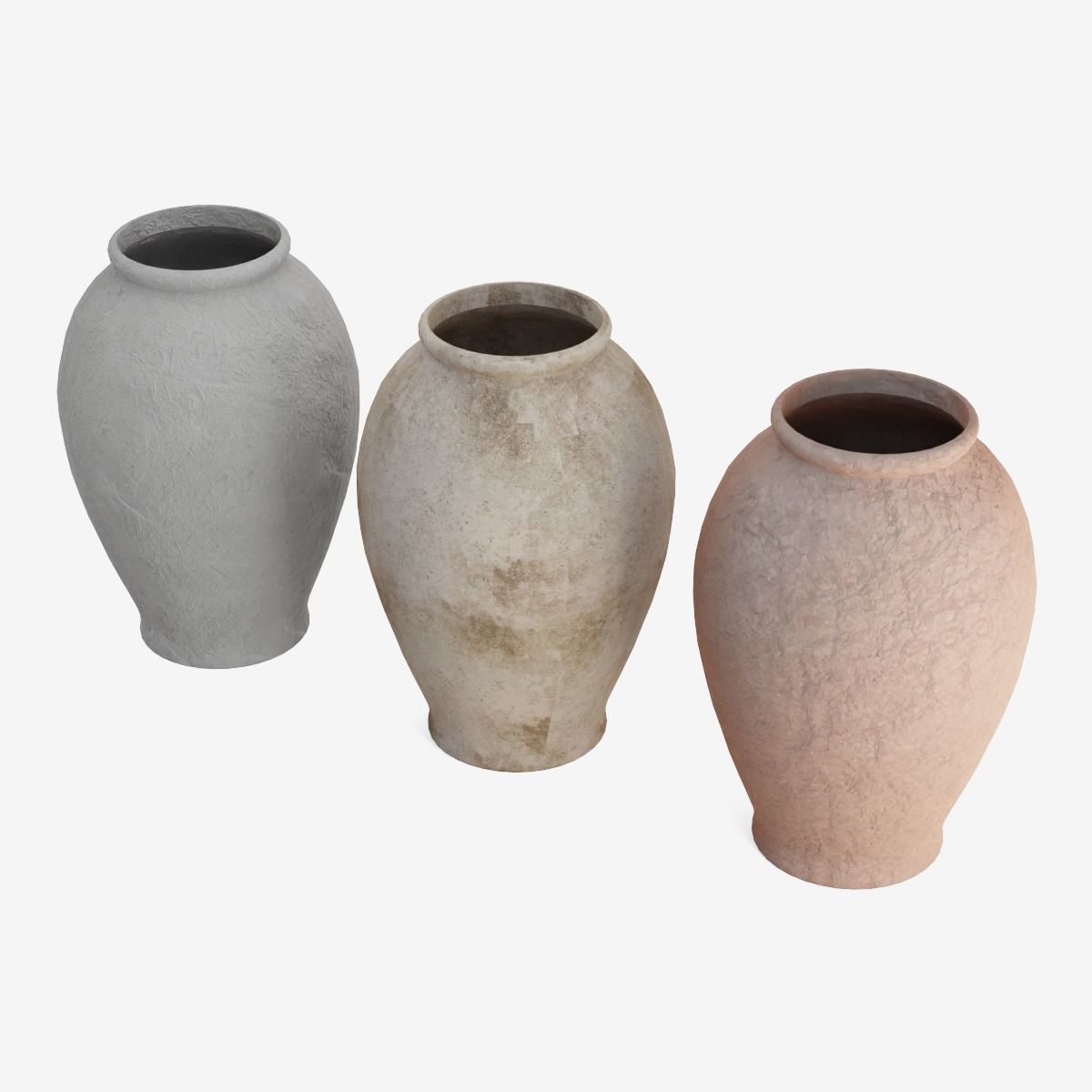 Decorative Vase Low-poly 3D model_6