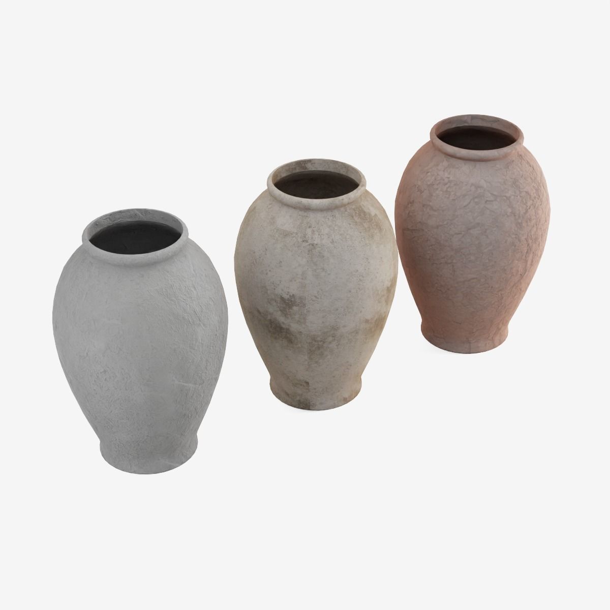 Decorative Vase Low-poly 3D model_4