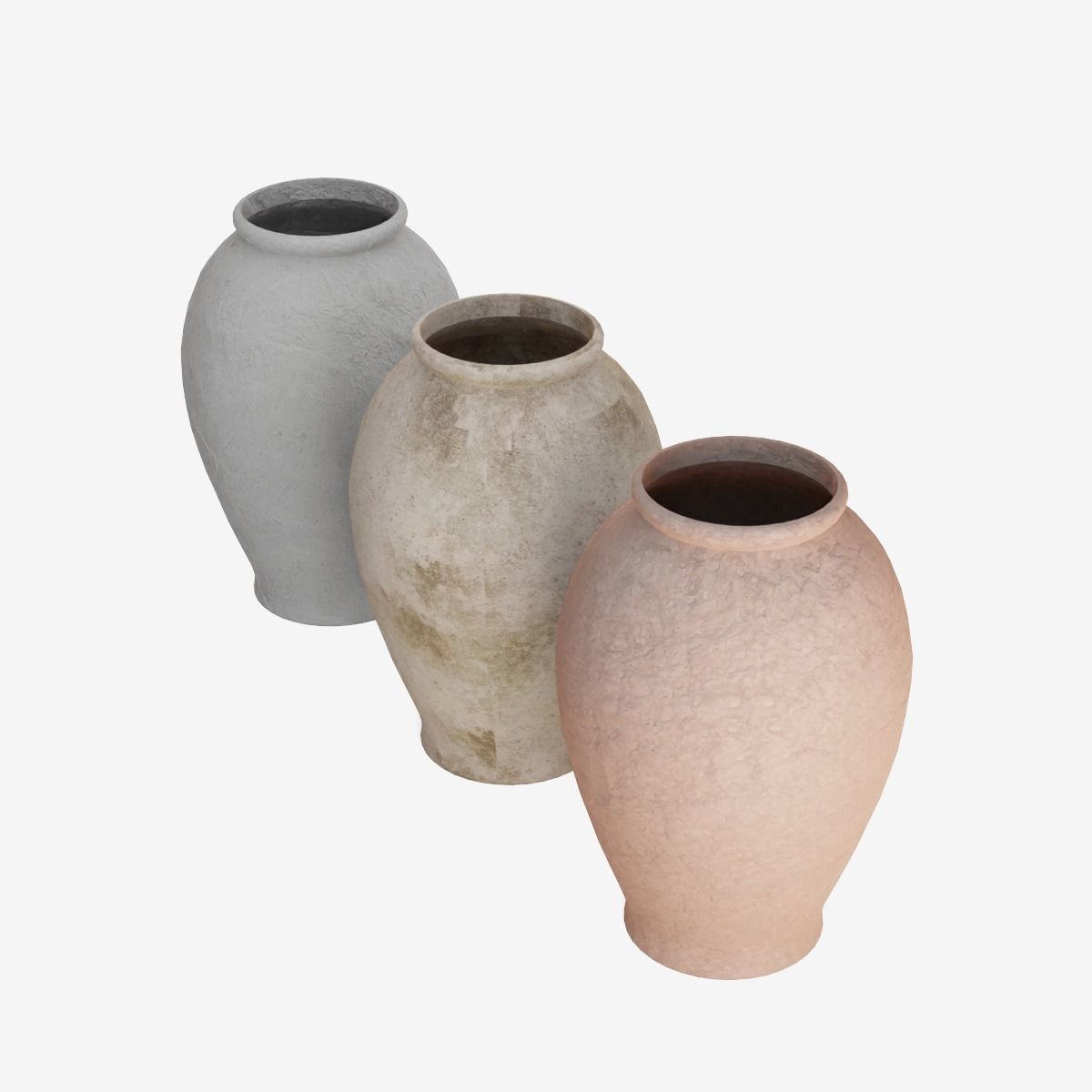 Decorative Vase Low-poly 3D model_7