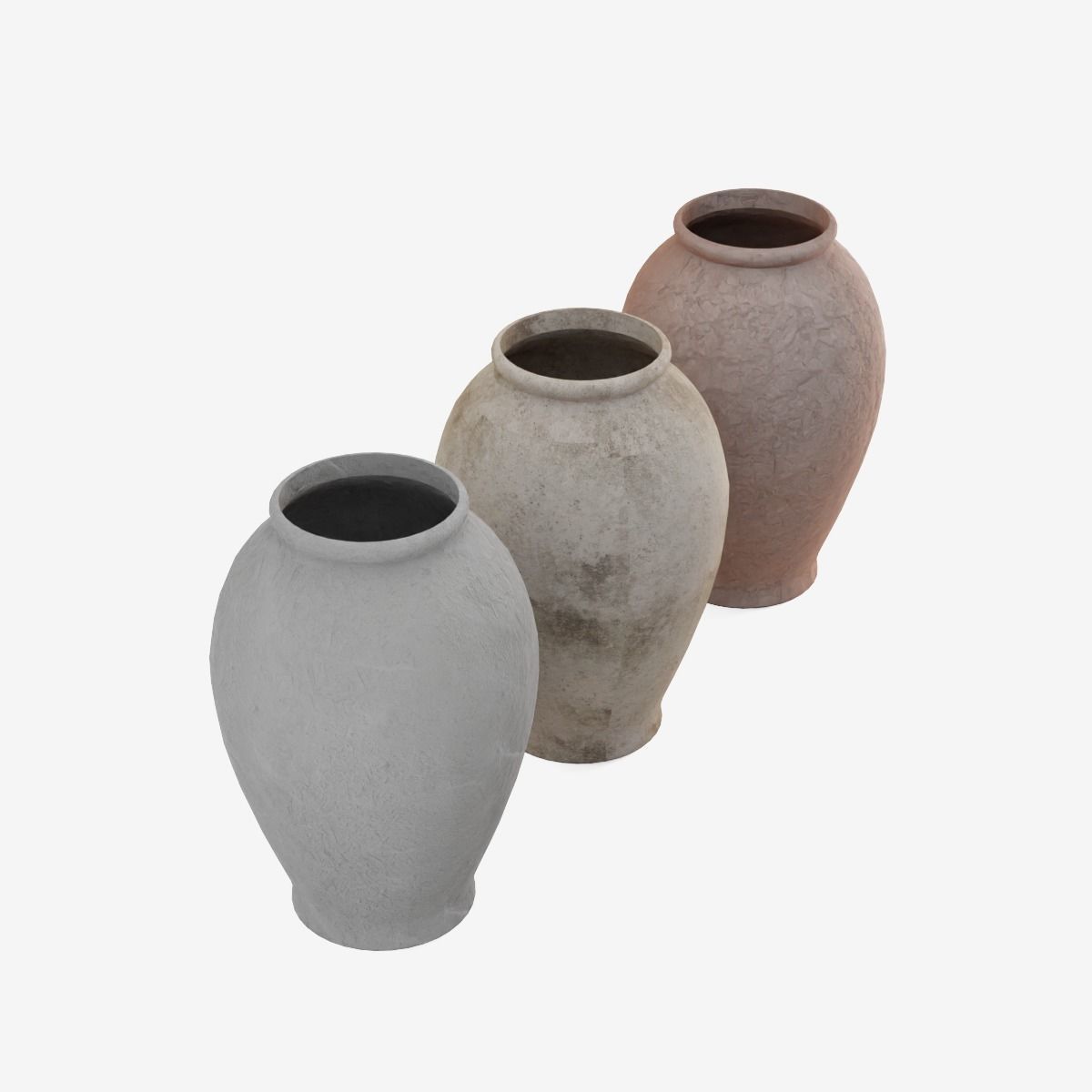 Decorative Vase Low-poly 3D model_5