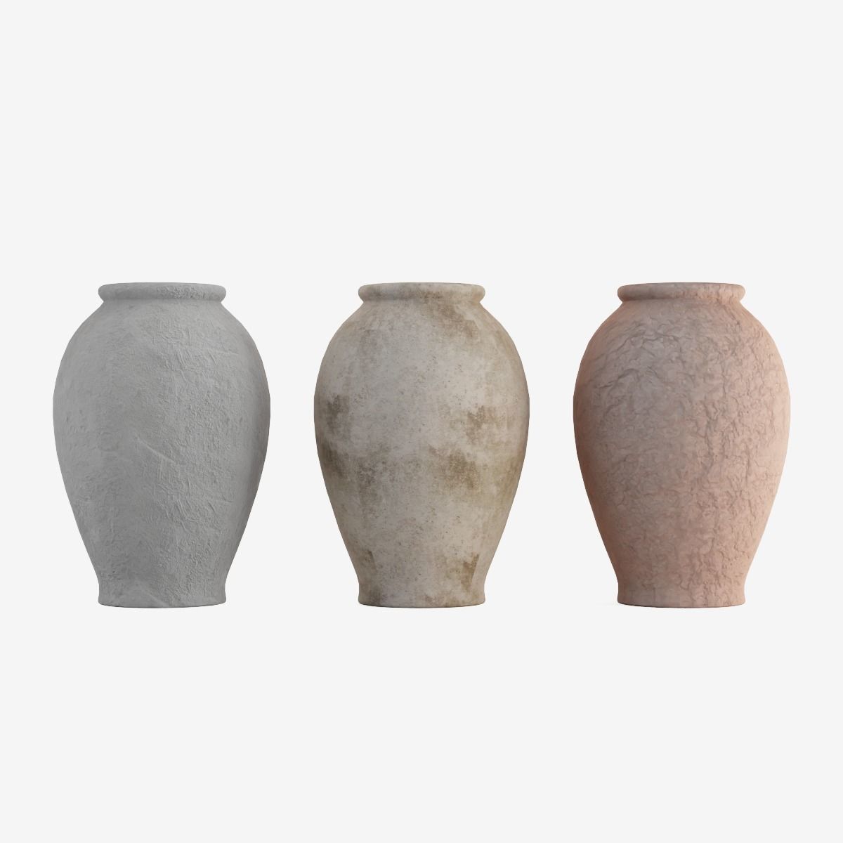 Decorative Vase Low-poly 3D model_1