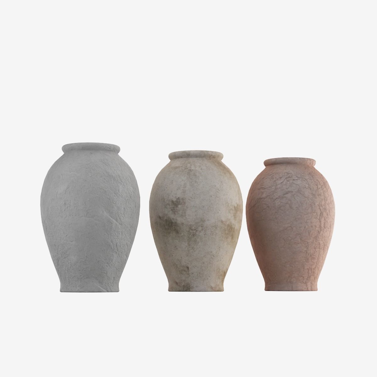 Decorative Vase Low-poly 3D model_10