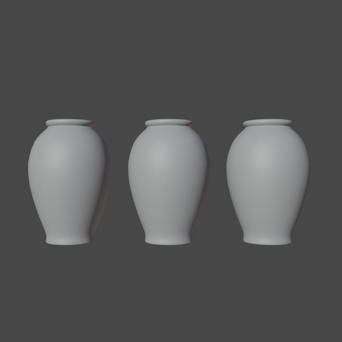 Decorative Vase Low-poly 3D model_12