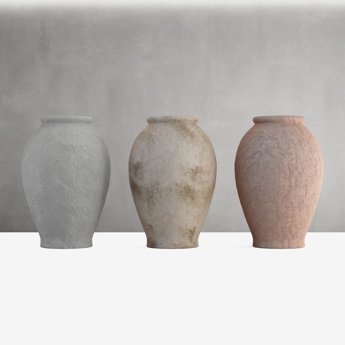 Decorative Vase Low-poly 3D model_3