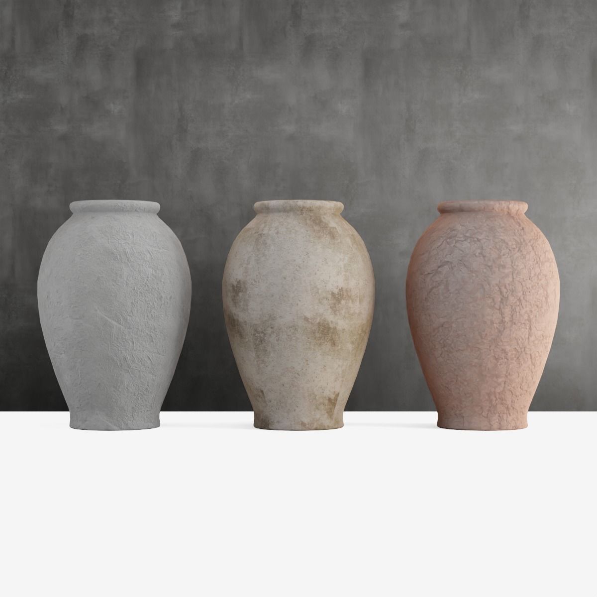 Decorative Vase Low-poly 3D model_2