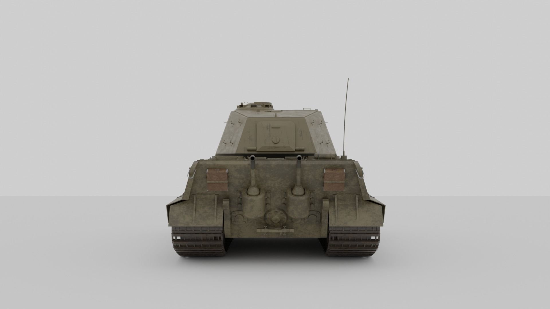 WW2 King Tiger II - 3D Model Low-Poly Low-poly 3D model_5