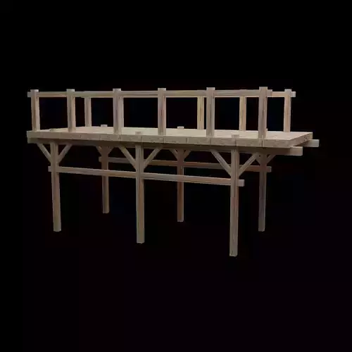 Wooden Bridge for games  