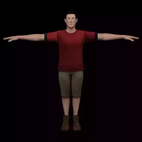 Man 3D character 