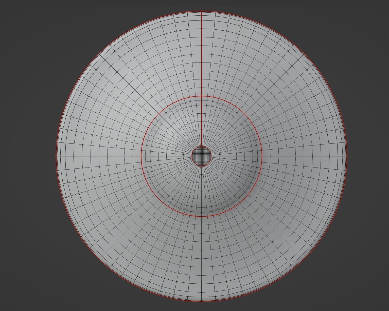 Alien UFO Low-poly 3D model_8