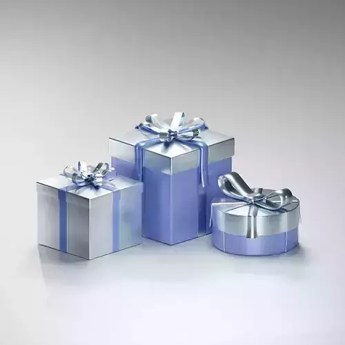 GiftBox For Render Free 3D model