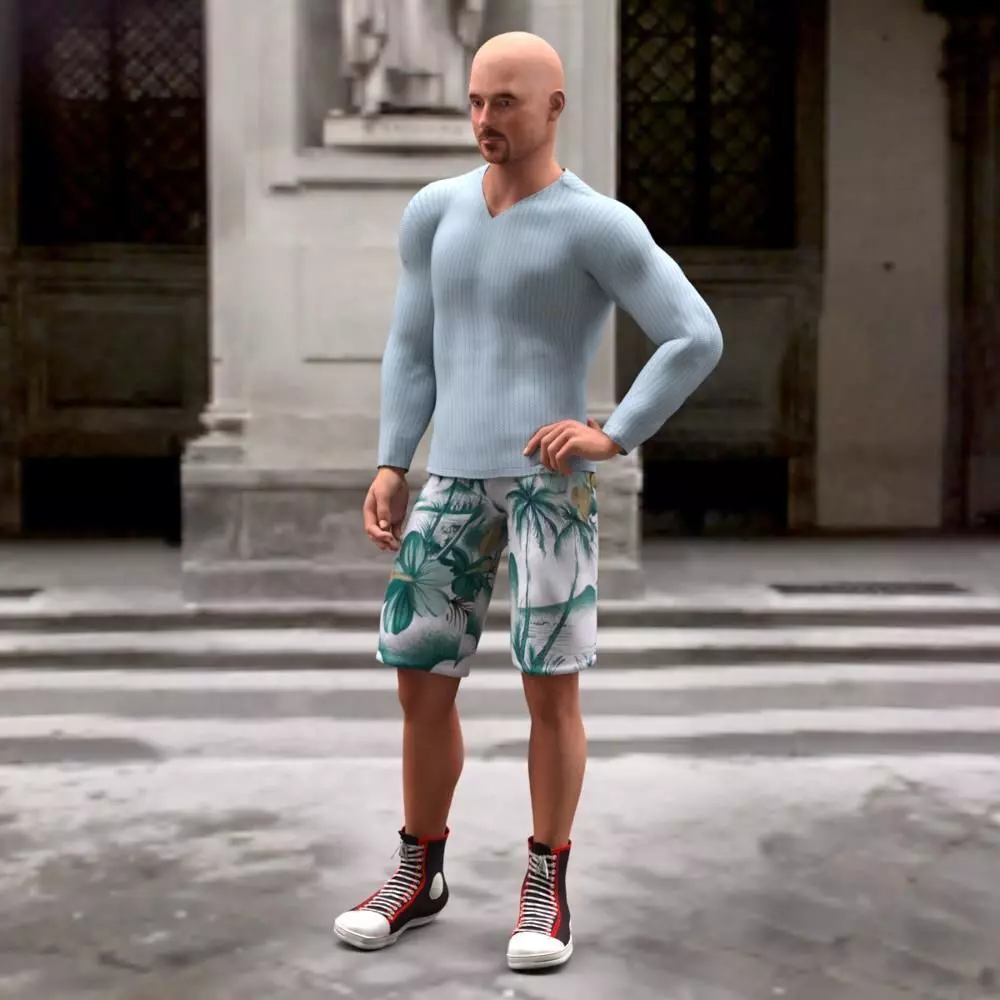Casual Set 2 M4 for DAZ Studio 3D model