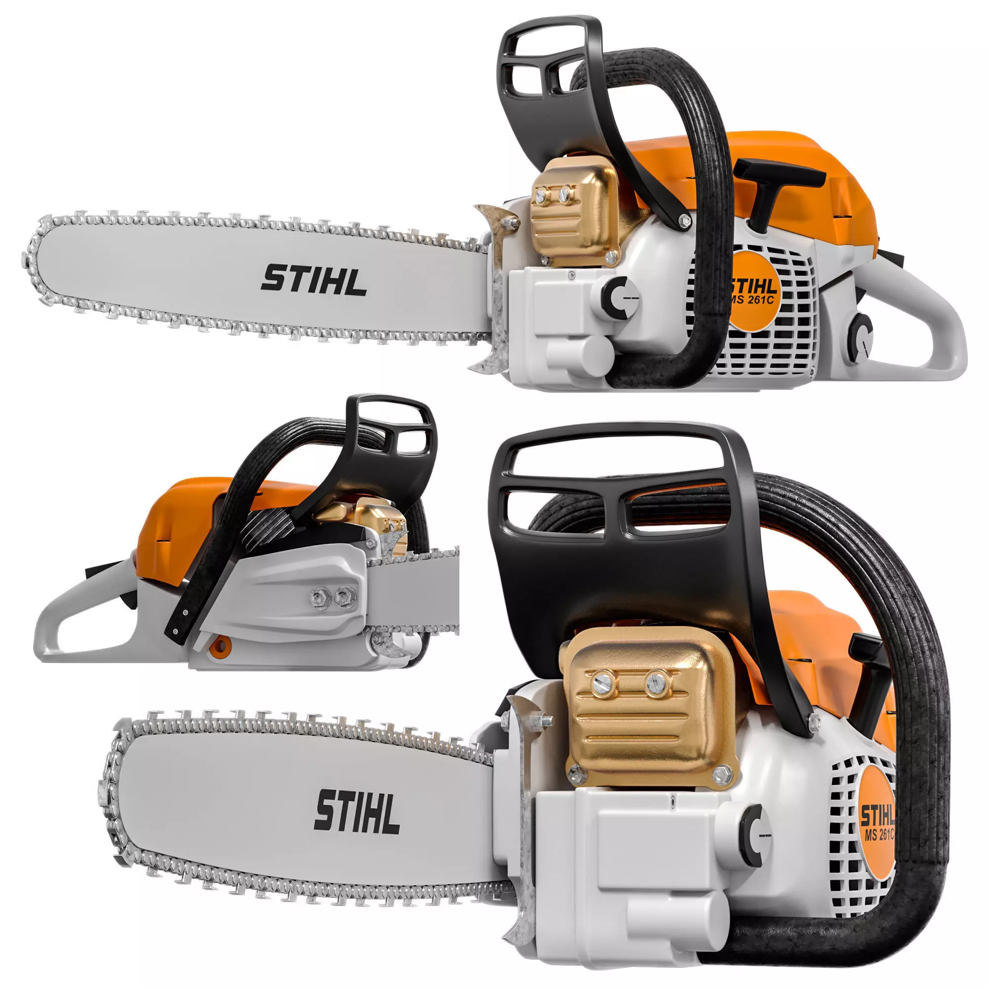 Chainsaw STIHL MS 261 C-M 3D model_0