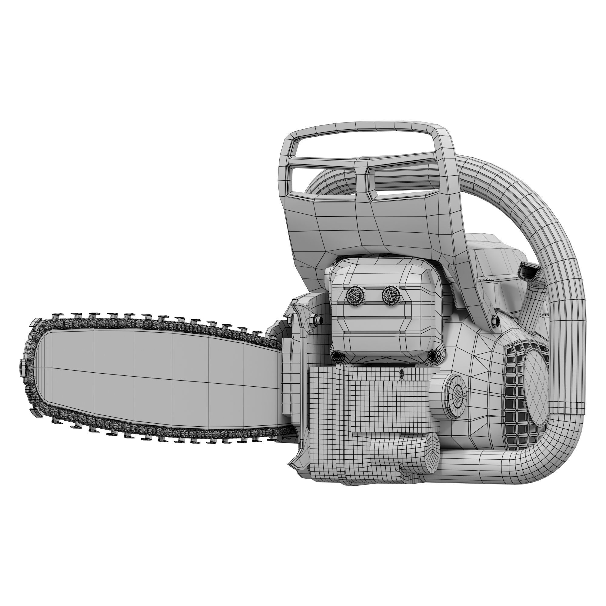 Chainsaw STIHL MS 261 C-M 3D model_6
