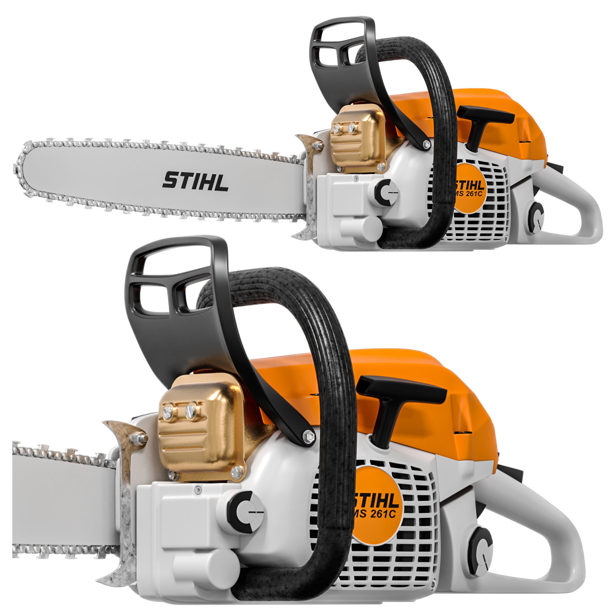 Chainsaw STIHL MS 261 C-M 3D model_1