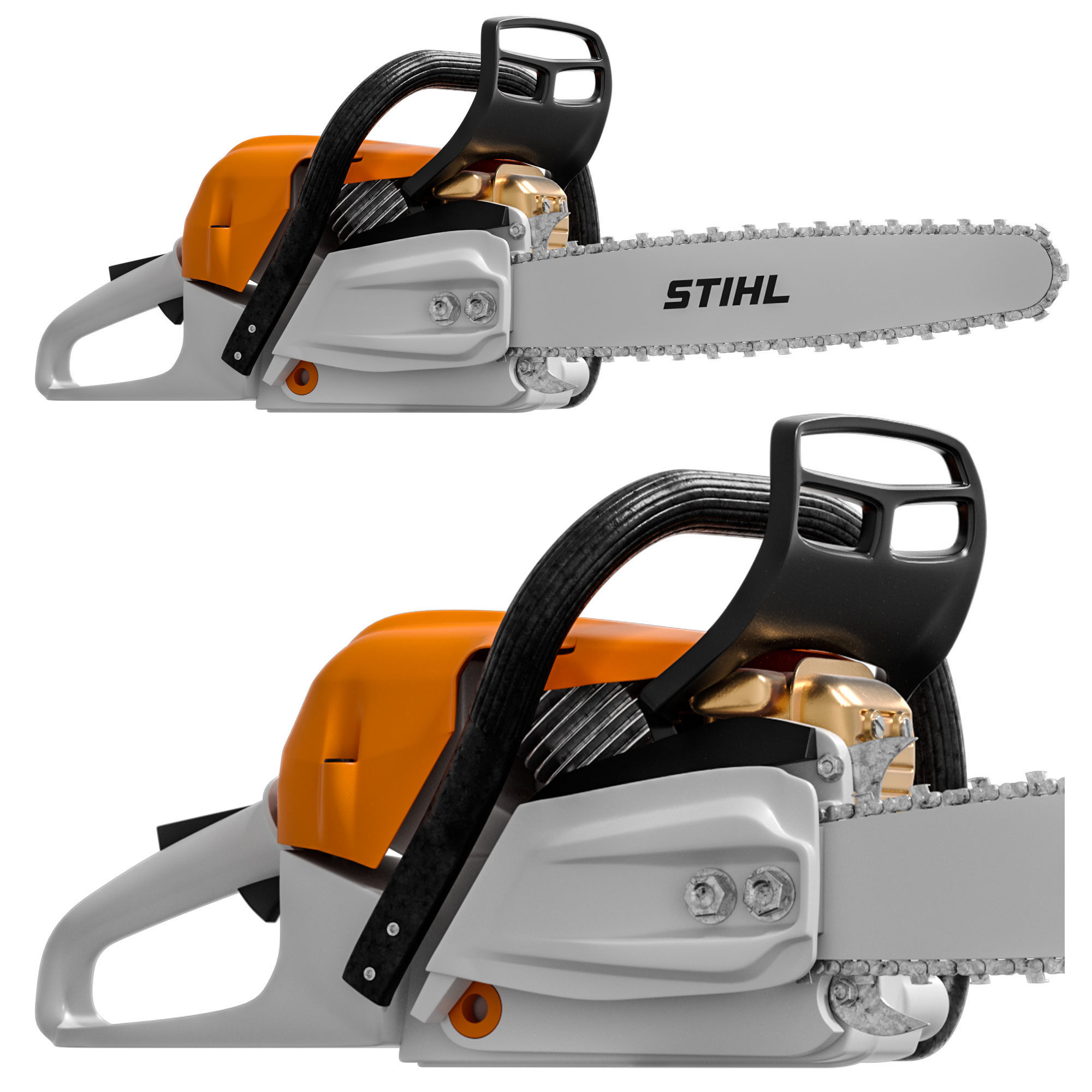 Chainsaw STIHL MS 261 C-M 3D model_2