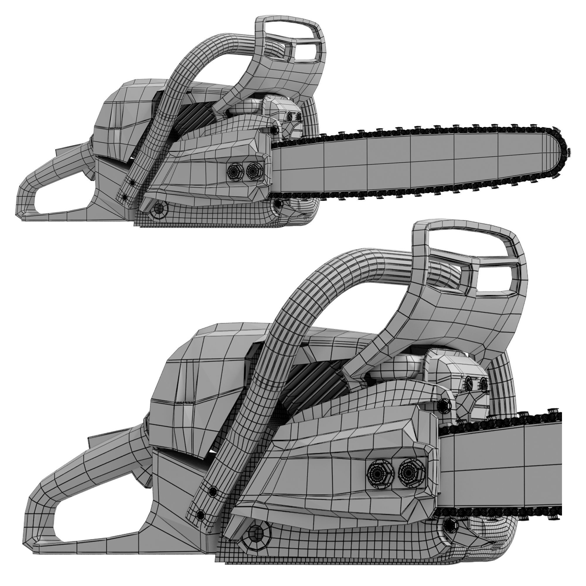 Chainsaw STIHL MS 261 C-M 3D model_5