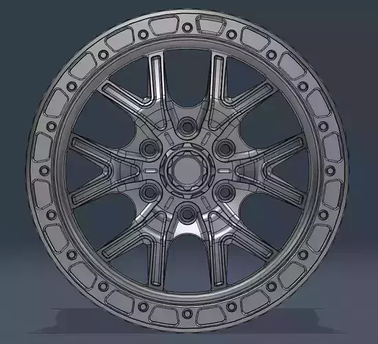 Beadlock Wheel 3D print model