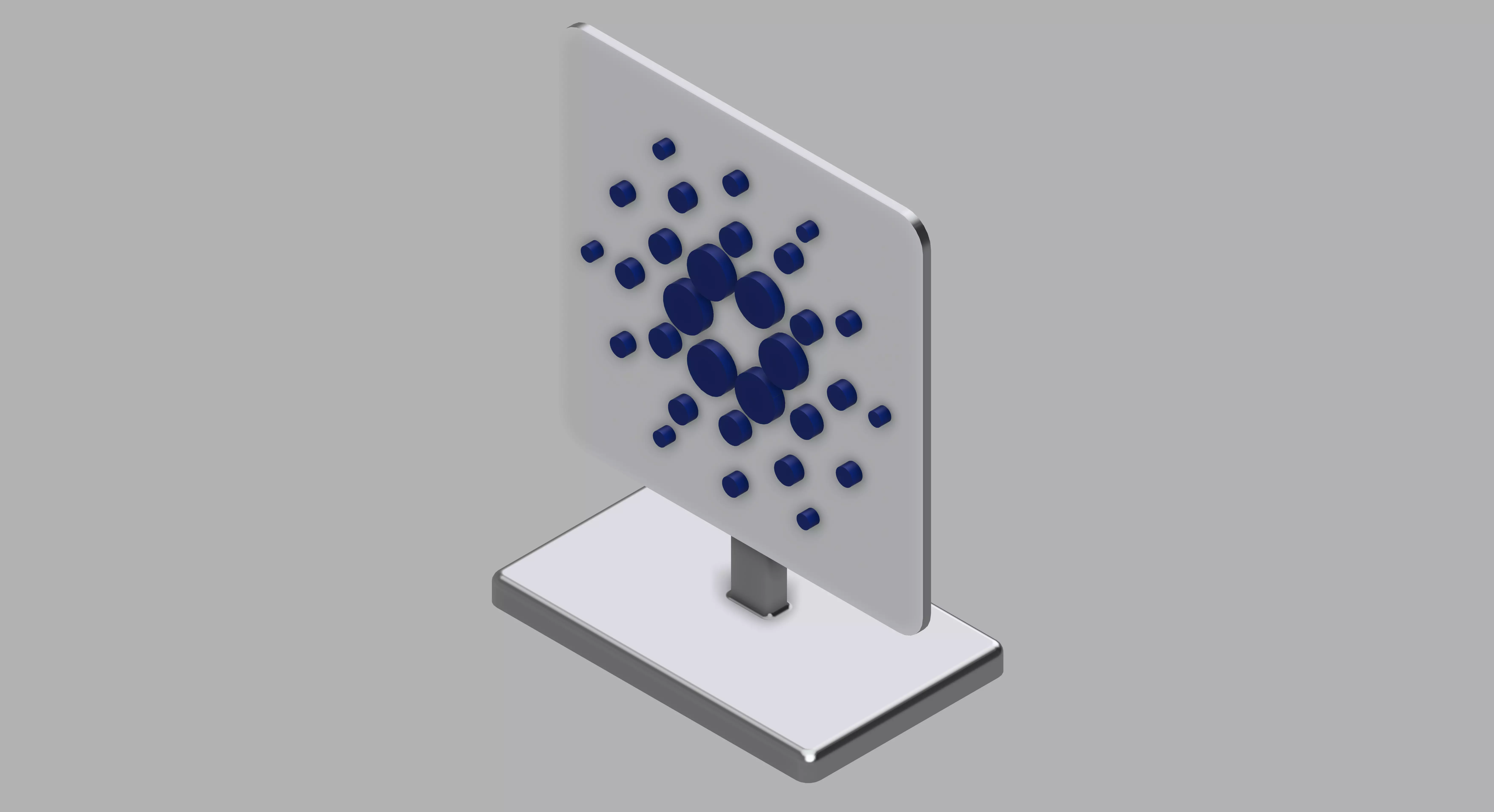 Cardano Logo Stand 3D print model_0