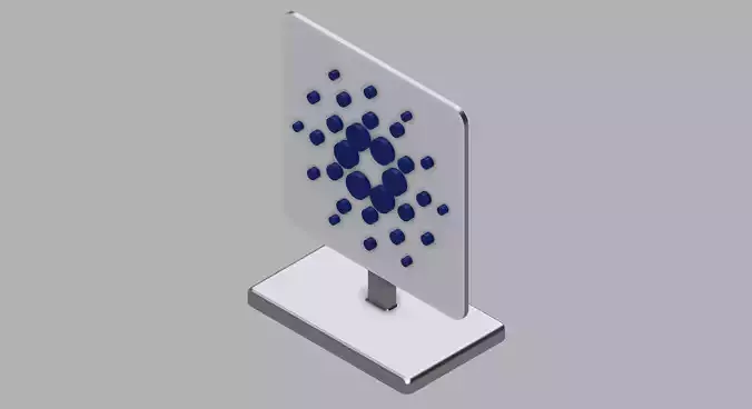 Cardano Logo Stand 3D print model
