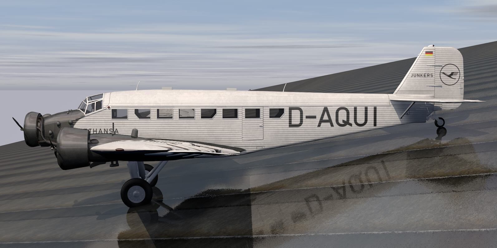 Junkers Ju-52 1m 3D model_2
