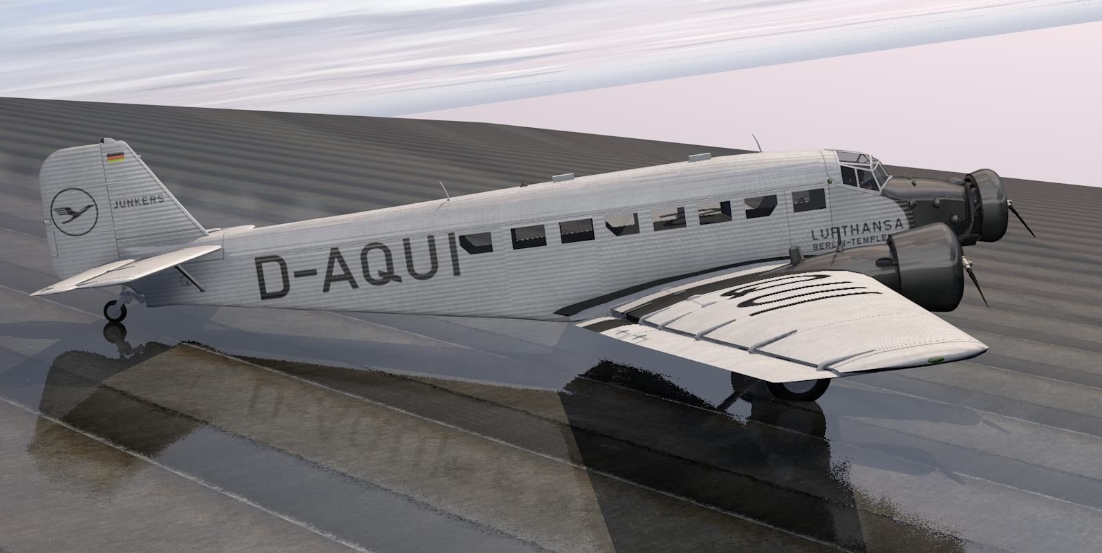 Junkers Ju-52 1m 3D model_3